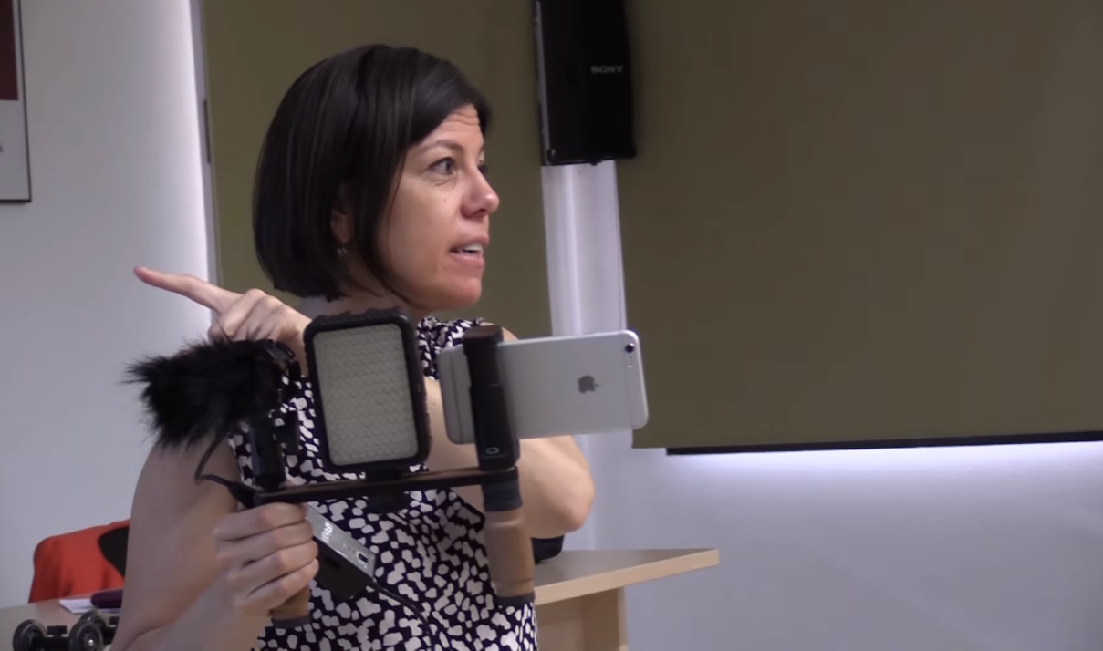 Leonor Suárez ve el móvil como un aliado del periodismo.